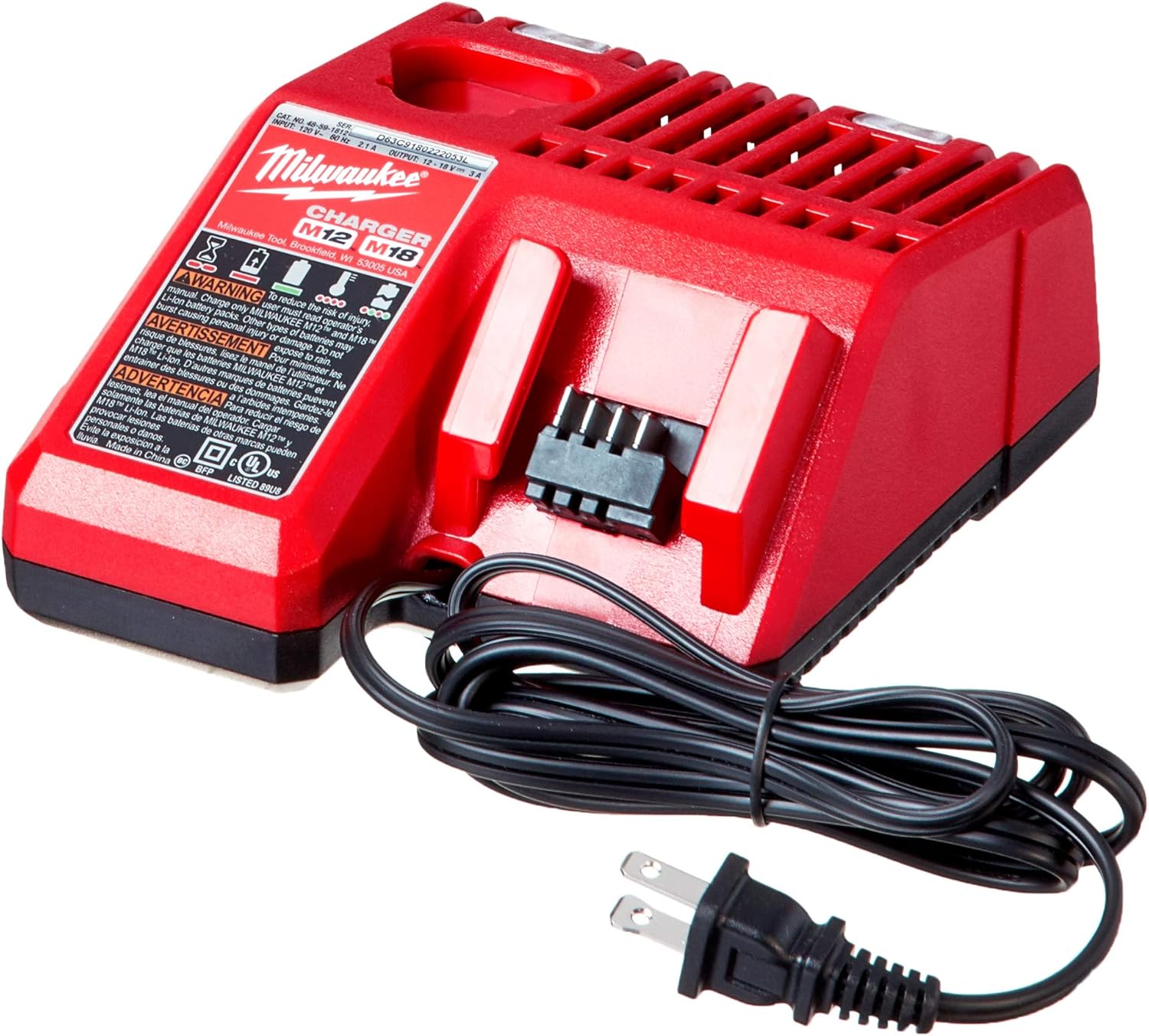 Milwaukee 2695-25CX M18 18-Volt Lithium-Ion Cordless Combo Tool Kit (5-Tool)